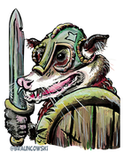 Dungeon Possum 8x10 Print