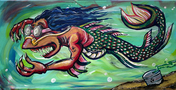 Fee-Jee Mermaid Original Art