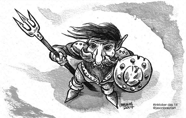 Defiant Gnome 4x6 (Framed Print)