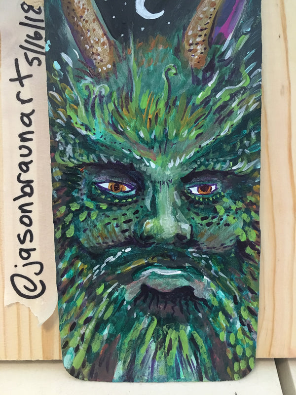 Green Man 4x6 (Framed Print)