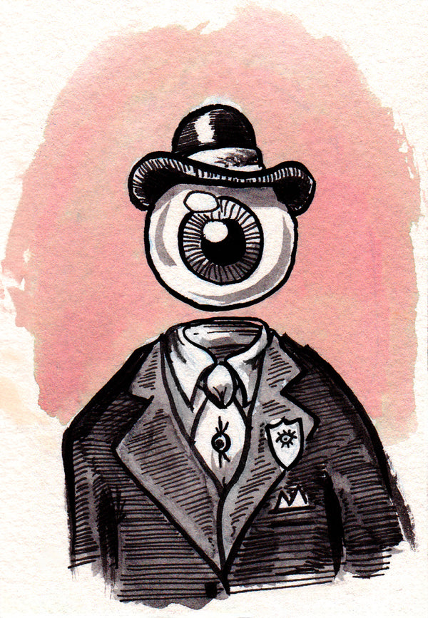 Private Eye 4x6 (Framed Print)