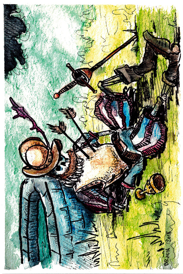 Vanquished Conquistador 4x6 (Framed Print)