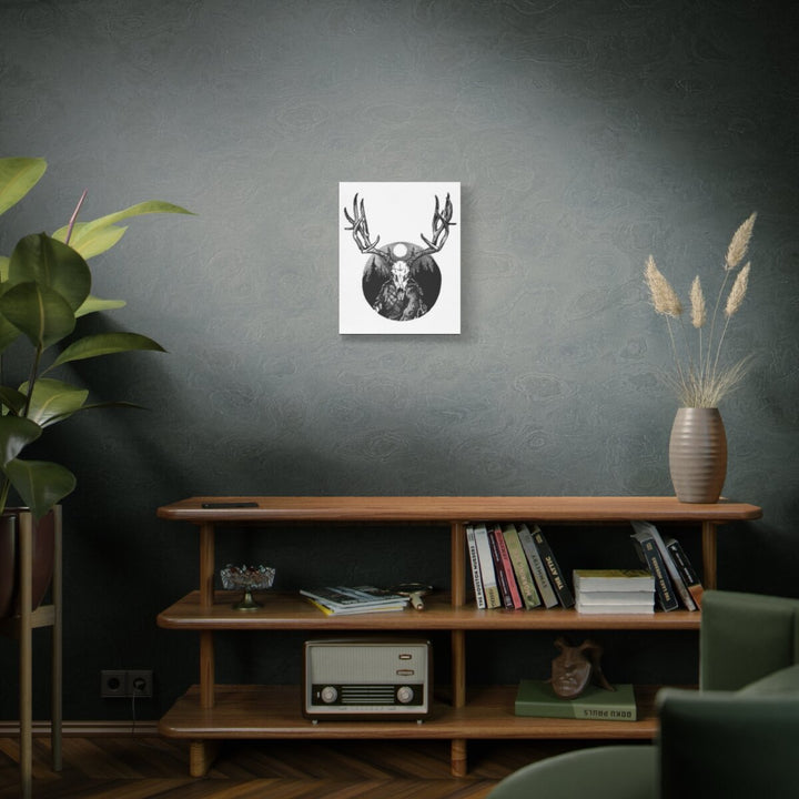 Horned One Stretched Canvas