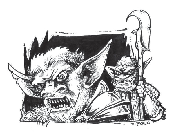 Bugbears 4x6 (Framed Print)