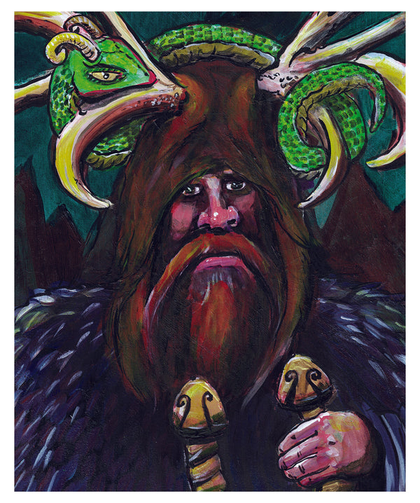 Cernunnos 4x6 (Framed Print)