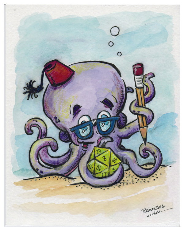 Dorktapus 4x6 (Framed Print)