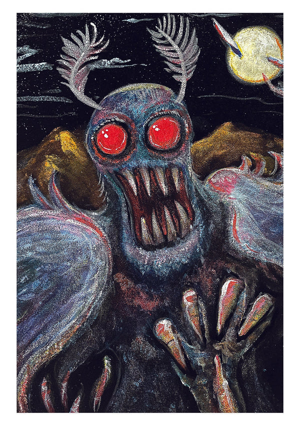 Fuzzy Wuzzy Mothman 8x10 POS