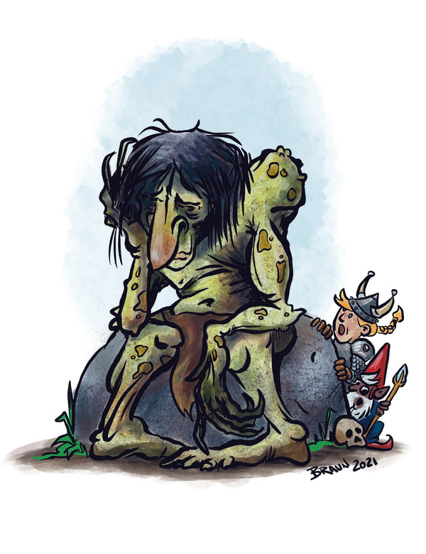 Heartbroken Troll 8x10 POS