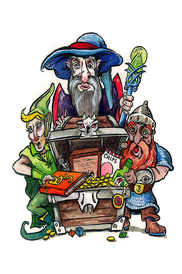 NTRPG Treasure 4x6 (Framed Print)