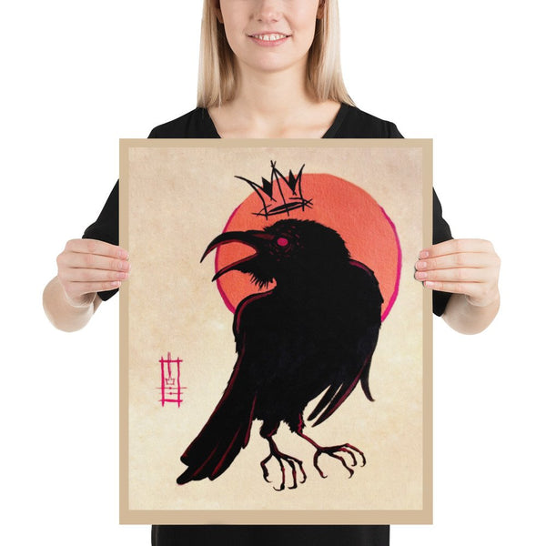 King of the Corvids Deluxe Matte Print Poster
